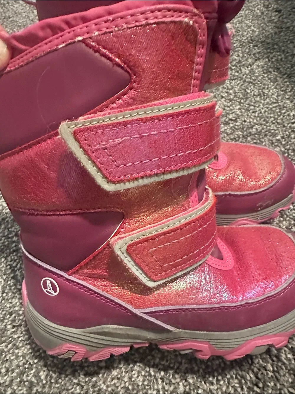 OshKosh B'gosh Bright Pink Girls Winter Boots